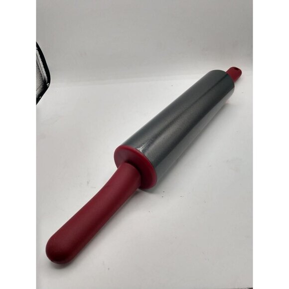 KitchenAid Stainless Steel Rolling Pin With Red Handle - Picture 1 of 4